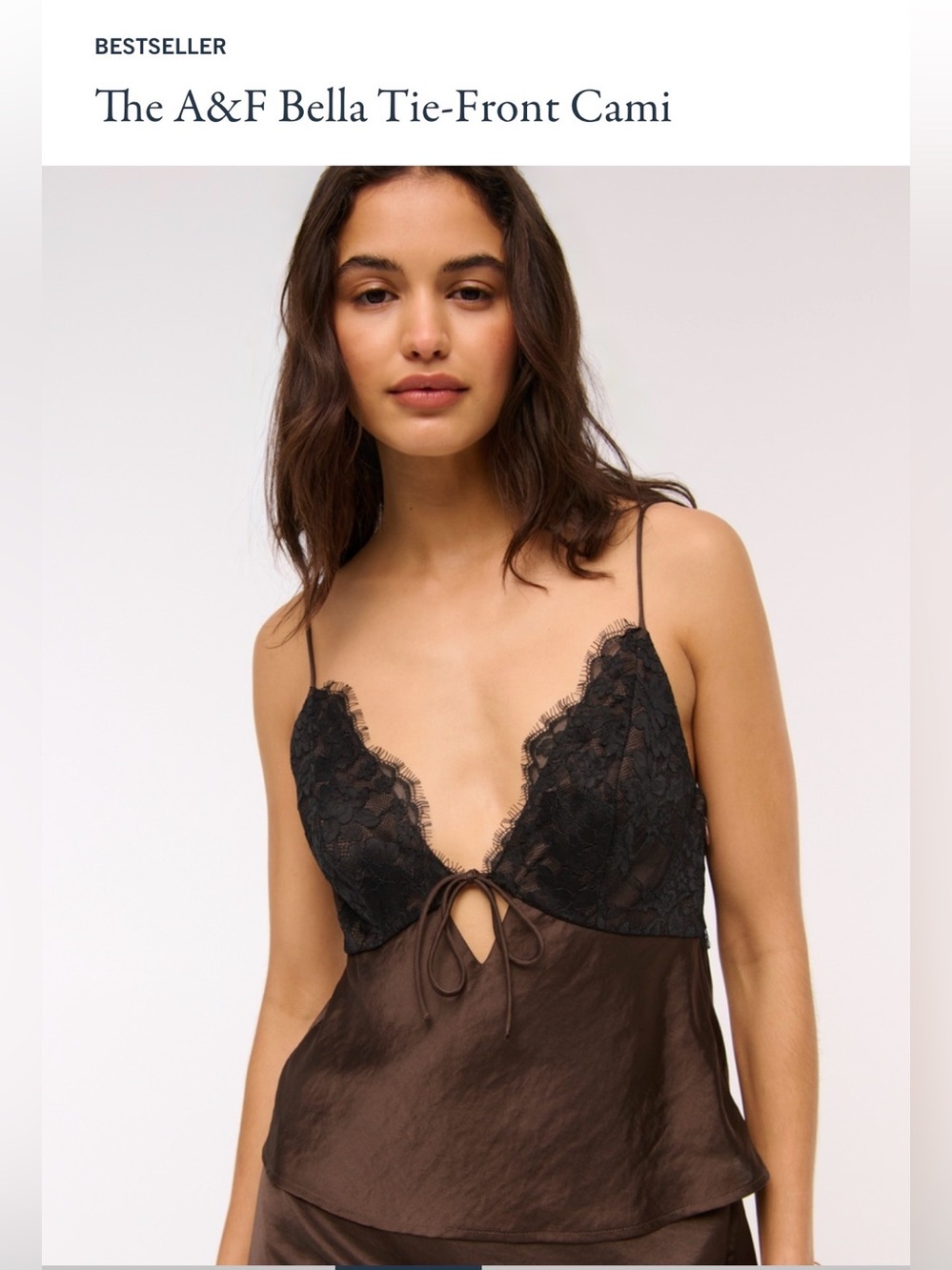 Bella Tie Front Cami